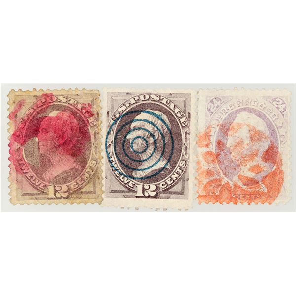 Scott #151 (2) & #153 - (3 stamps) [182163]