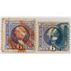 Image 1 : Scott #115, Washington 6c, Pair [182172]