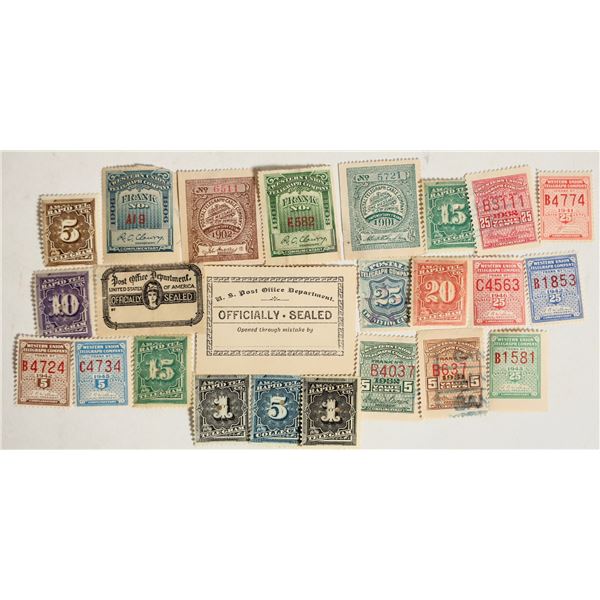 Telegraph Stamp Collection - (~20) [199893]