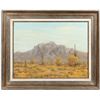 Image 1 : Superstition Mountain Framed Painting, Ruth Kaler [197352]