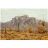Image 2 : Superstition Mountain Framed Painting, Ruth Kaler [197352]