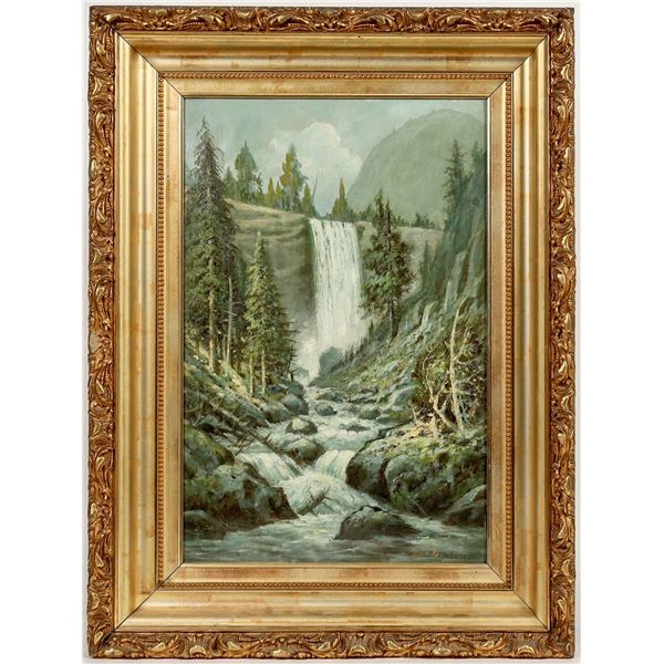 Vernal Falls, Yosemite Painting by Benjamin W. Sears [197338]