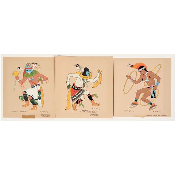 Harrison Begay Reproduction Prints (3)  [197824]