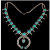 Image 1 : Vintage Navajo Squash Blossom [200069]