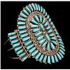 Image 1 : Petite Point Turquoise Cuff [200070]