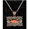 Image 2 : Sterling Silver and Spiny Oyster Necklace [200078]