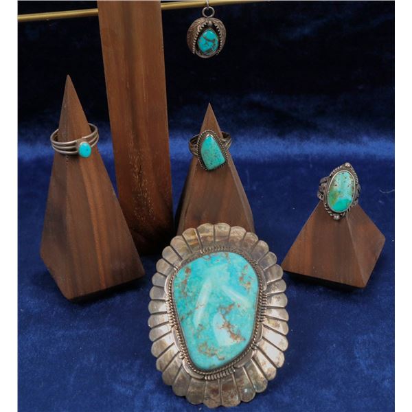 J. Nelson Belt Buckle Plus Rings & Pendant [124968]