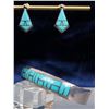 Image 1 : Zuni Channel Set Turquoise [124967]