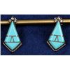 Image 3 : Zuni Channel Set Turquoise [124967]