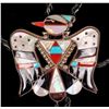 Image 2 : Zuni Thunderbird Silver Bolo by Bobby Corraine [198512]