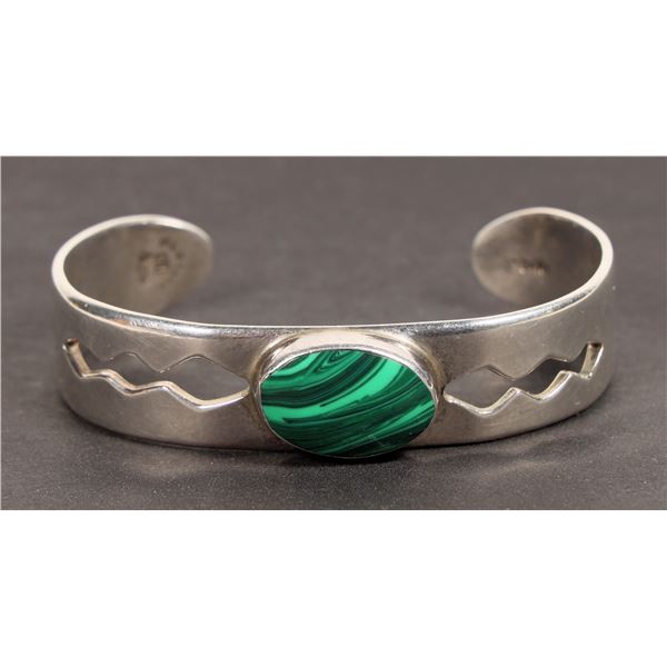 Malacite and Silver Bracelet [199362]