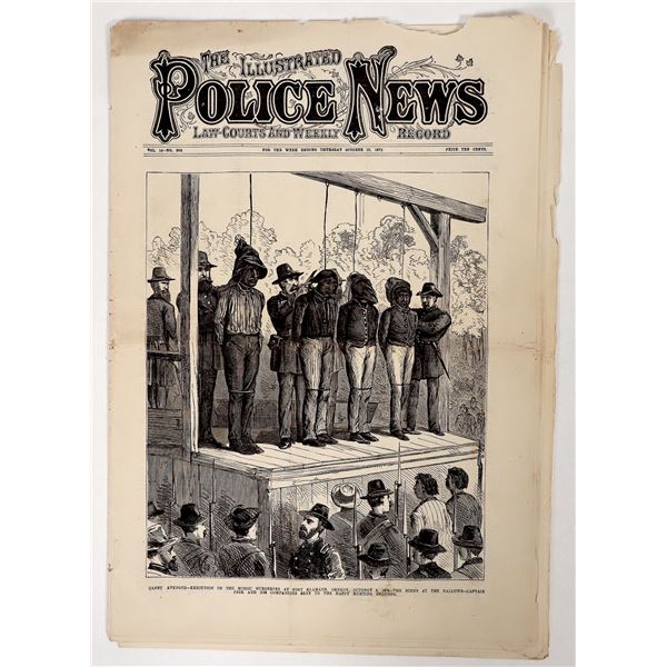Illustrated Police News, Modoc Hanging, 1873 [193860]
