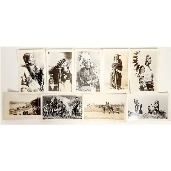 Sioux & Black Hills Native American Real Photo Postcards [199776]