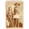 Image 1 : Carte de Visite Photo of Bannack Shoshone with Gun    [197235]