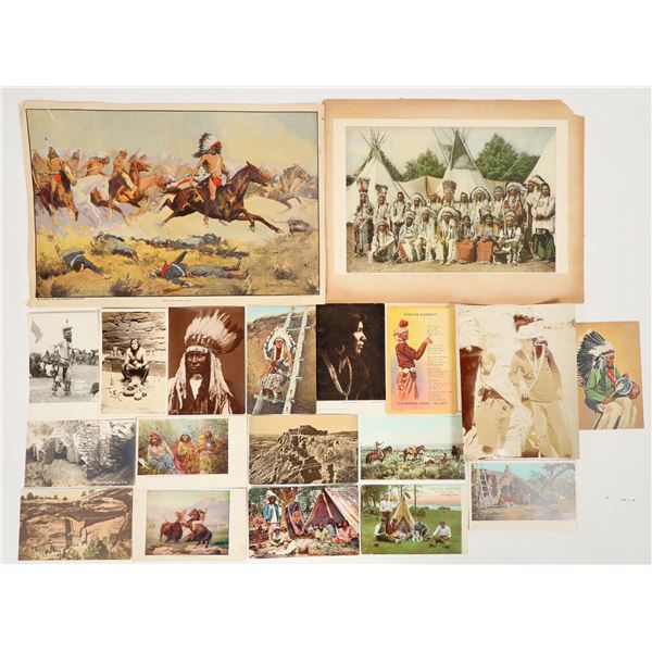 Native Americana Ephemera Group (Postcards & Photographs) [197617]