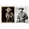 Image 1 : Hollywood Cowboy Photographs: Wm. S. Hart, Jimmy Stewart Autograph [197520]