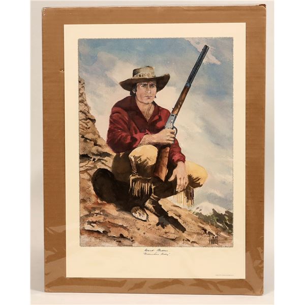 Buck Taylor Print of Clint Walker [190012]
