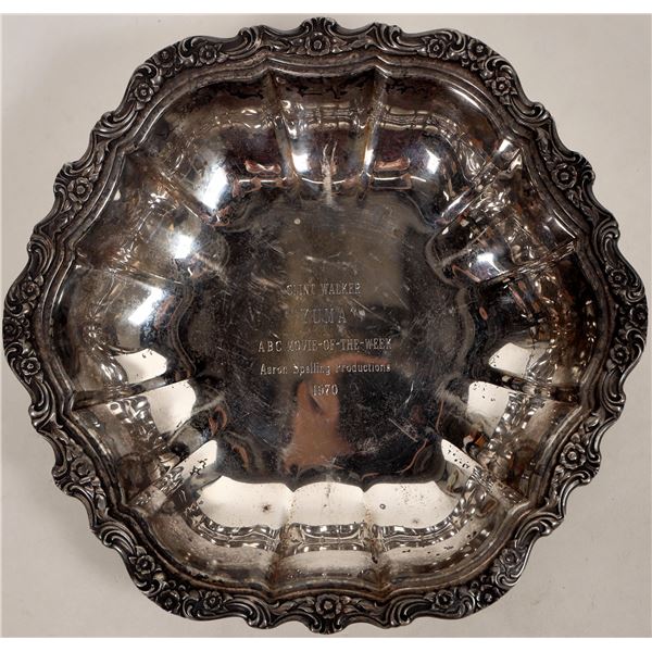 Clint Walker's Silver Bowl Gift from Aaron Spelling [190601]