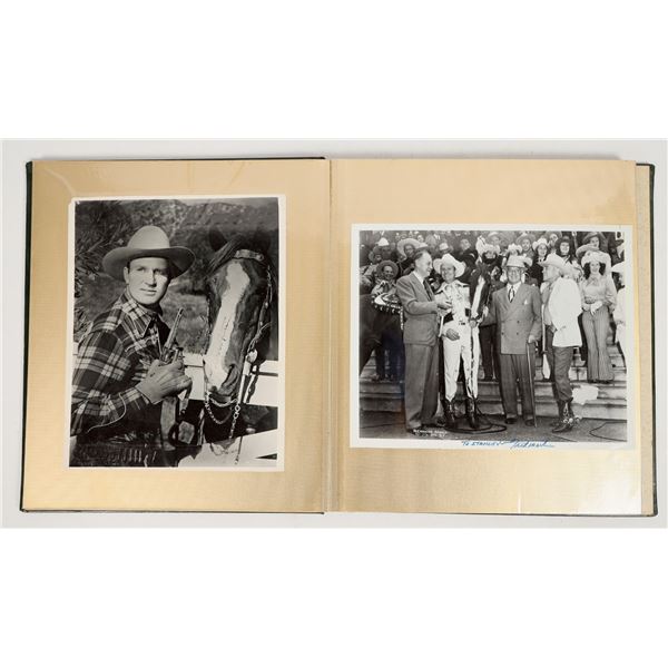 Hollywood Western Stars Autograph Scrapbook incl. Gene Autry [197788]