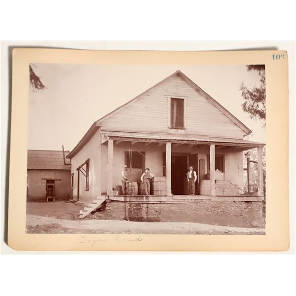 Tejon Ranch c1890, Dual Sided Photographs [200413]