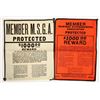 Image 1 : Montana Stockgrowers Association Cloth Broadside Pair [199271]