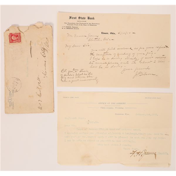 Outlaw Frank James (Brother to Jesse James) Ephemera [182469]