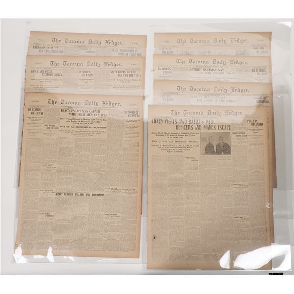 Takoma Daily Ledger Issues Re: 1902 Butch Cassidy-Sundance Kid Gang Member Escape [193866]