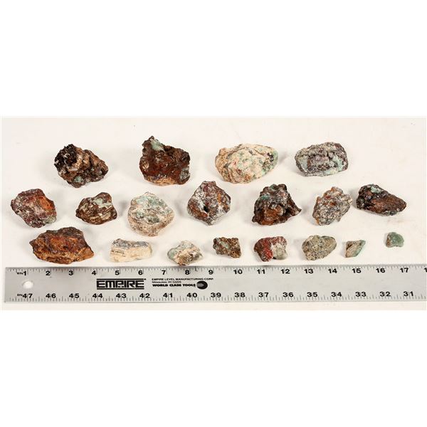 Assorted High Grade Zinc Ore Samples, Cerro Gordo, Inyo County, California [197775]