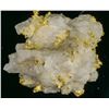 Image 2 : Crystalline and Wire Gold in White Quartz Specimen. [197043]