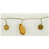 Image 1 : Cal Fractional Gold and Gold Nugget Necklace [197741]