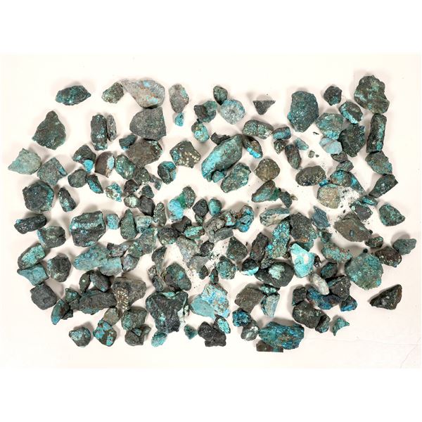 Turquoise Specimens  No. 8 Mine, Nevada - Blue Variety, Large 8 Lb. Bag [191954]