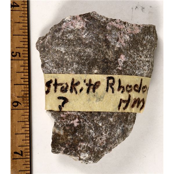 "Homestakite" & Rhodochrosite Specimen from the Homestake Mine, Possible Unknown Mineral [199464]
