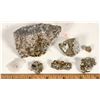 Image 1 : Homestake Mine Crystal Specimens Plus Gold in Quartz Specimen [198725]