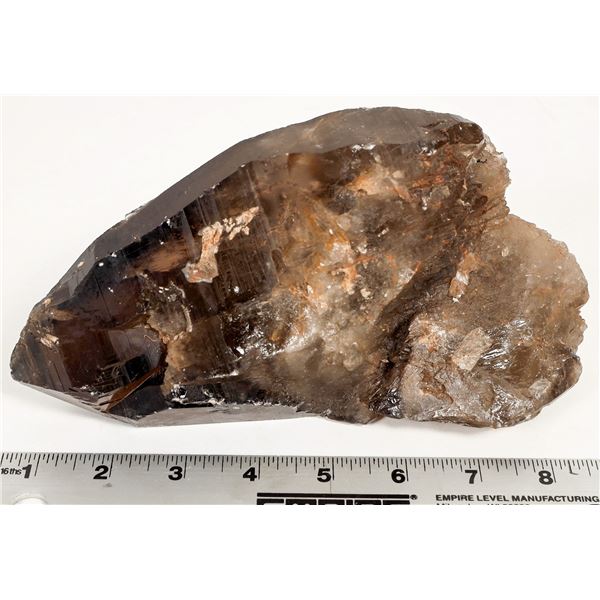 Large Dark Smoky Quartz Crystal [198874]