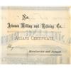 Image 2 : Assay Certificate for the California Mine and Arivaca Milling & Refining Co. Arizona Territory 1881 