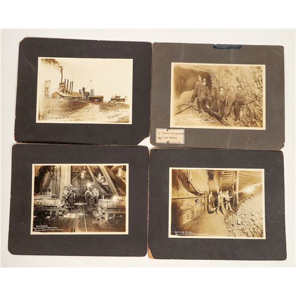 Blue Mound Mining Co. Mounted Photograph Suite, Lead-Zinc, Kansas [199748]