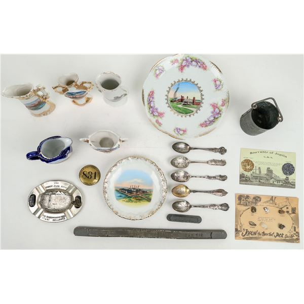 Tri-State Lead-Zinc Mining Artifacts & Souvenir Collection (Mostly Joplin) [199971]