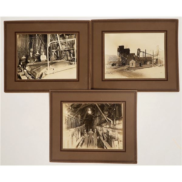 Ice Plant Mining Company Photograph Trio, Lead-Zinc Missouri Mine [199825]