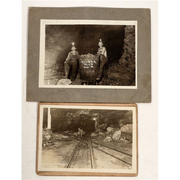 Golden Rod No. 9 Underground Mounted Photographs, Lead-Zinc Mine, Picher, OK [199747]
