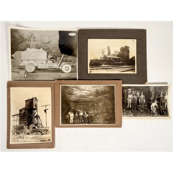 World War II Era Lead-Zinc Mining Photograph Group [199829]