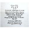 Image 2 : Placer Gold Claim Plat, Kelly's Mining District [197071]