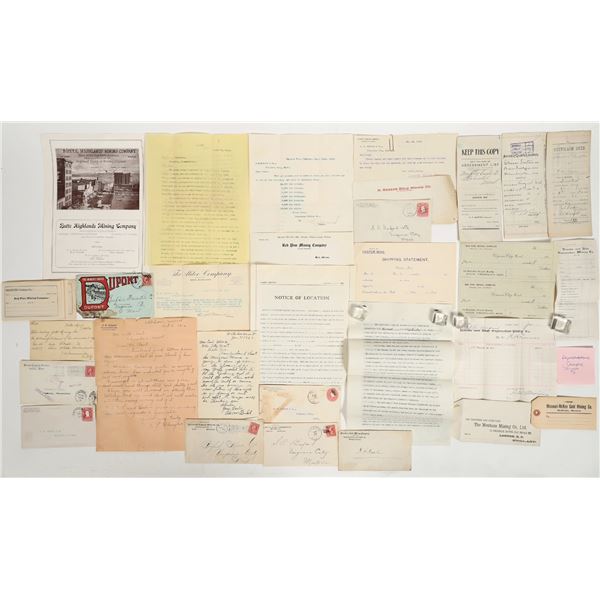 Montana Mining Ephemera  [198439]