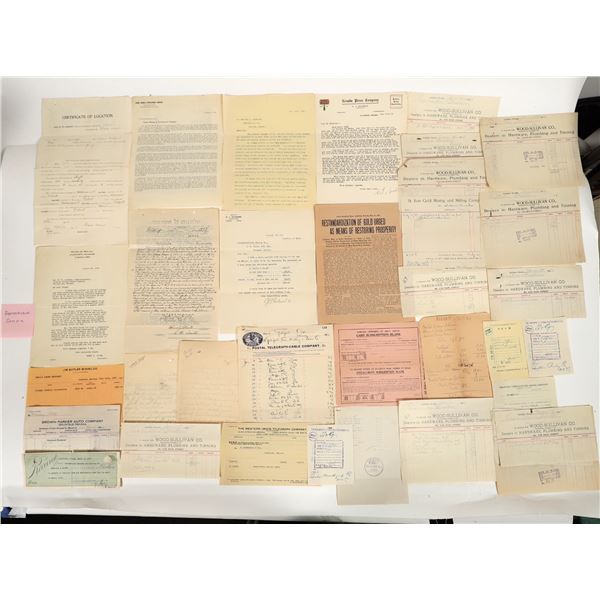 Tonopah Goldfield Mining Ephemera Archive [197714]