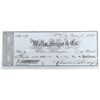 Image 1 : Super Early 1861 Virginia City, Nevada Mining Check [199022]