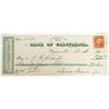 Image 1 : Gould & Curry Mining Check Issued to JC Clark, Sheriff & Mining Partner of George Hearst [198894]