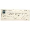 Image 1 : Virginia City, Nevada Territory Mining Check Issued to Henry DeGroot  [199026]