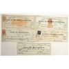 Image 1 : Virginia City, Nevada Mining Checks Issued to Water Company [198892]