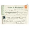 Image 1 : Virginia City, Nevada Gould & Curry Mine Check Pair Issued to Assayer DW Balch [199162]