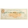 Image 1 : Gould & Curry Virginia City, Nevada Check Issued to Assayer WC Bousfield  [199021]