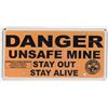Image 1 : Nevada Mine Warning Sign, Very Rare [197786]